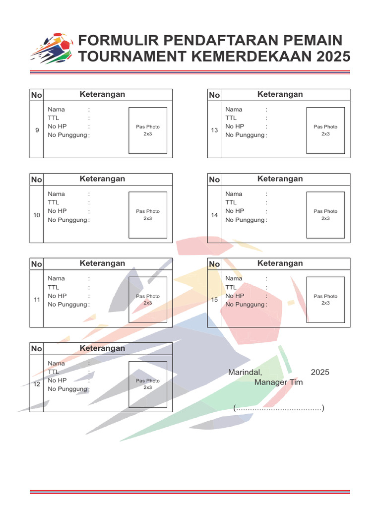 Formulir 3 | PDF