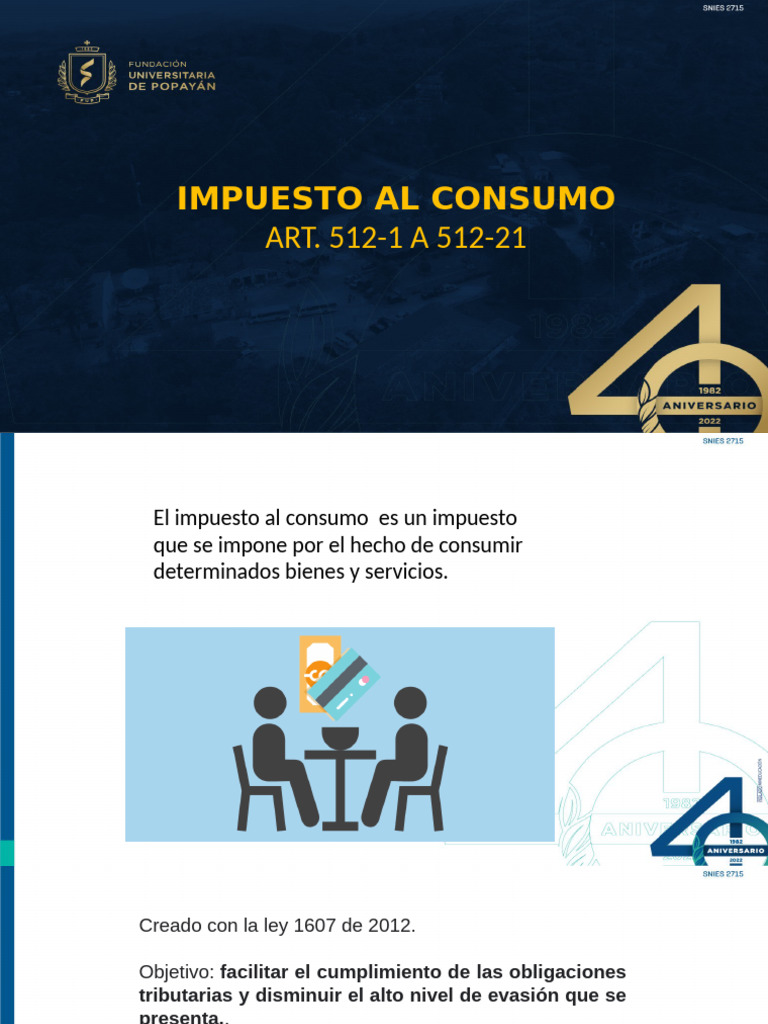 Guía del Impuesto al Consumo en Colombia | PDF | Impuestos | Pagos