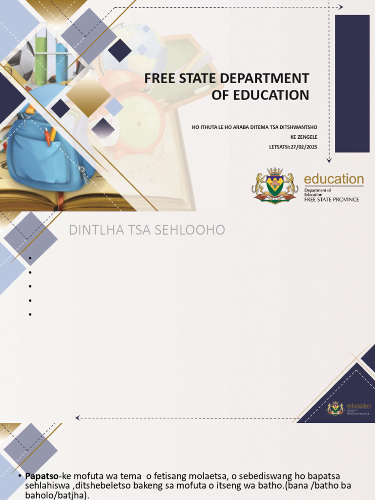 FINAL Final - Hoithuta Le Ho Araba Ditema Tsa Ditshwantsho SESOTHO 2025 ...