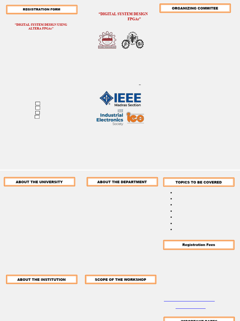 Digital System Design Workshop 2025 | PDF | Field Programmable Gate ...