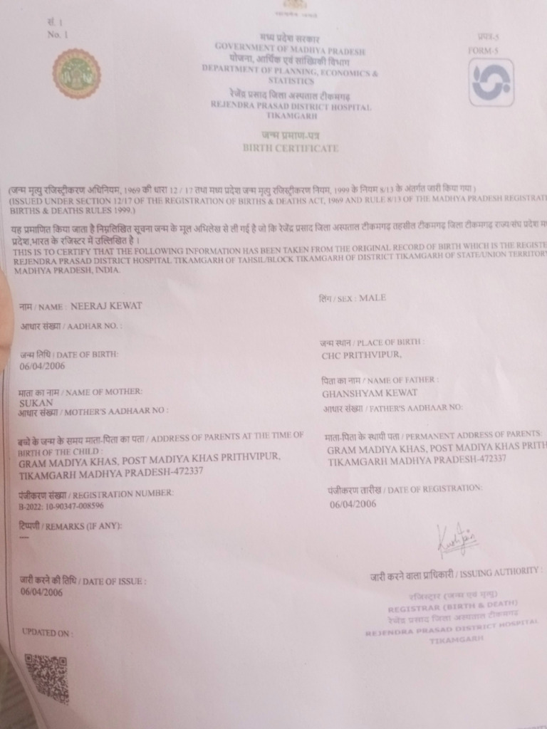 Dalat Fake Birth Certificate | PDF