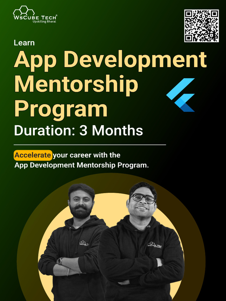 Flutter App Development Mentorship Program | PDF | Mobile App ...