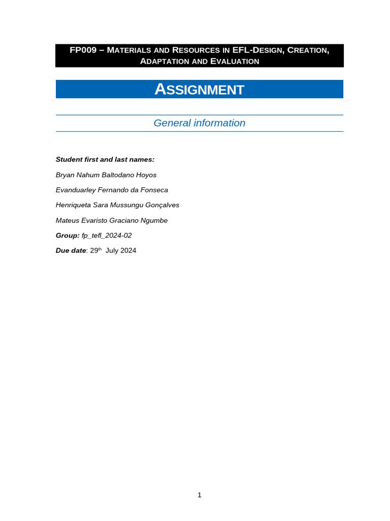 EFL Materials Kit Design and Evaluation | PDF | Language Education ...