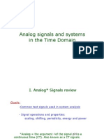 Analog Signals Review