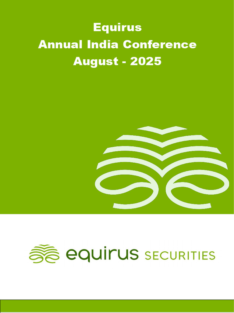 Equirus Securities Annual India Conference August 2025 Key Takeaways | PDF  | Non Bank Financial Institution | Banks