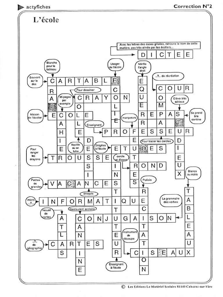 Mots Fleches Remplis PDF — free download