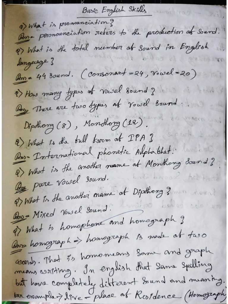Class Note 1 | PDF