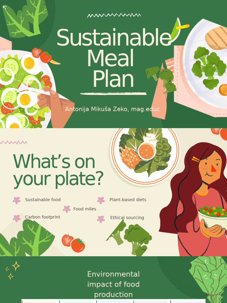 Sustainable Meal Planning Guide | PDF