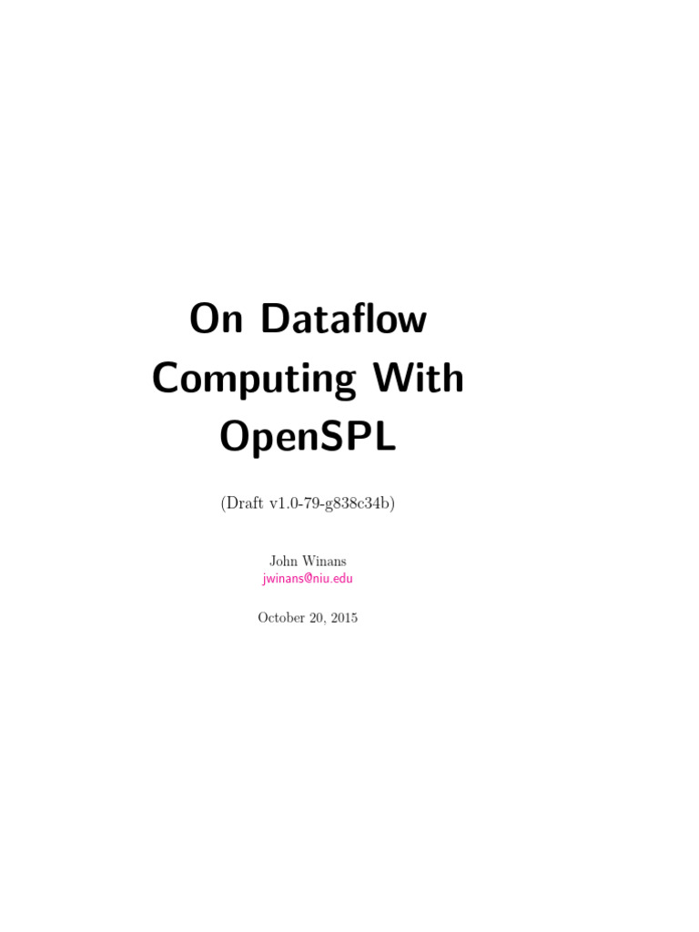 Dataflow Computing with OpenSPL Guide | PDF | Field Programmable Gate ...