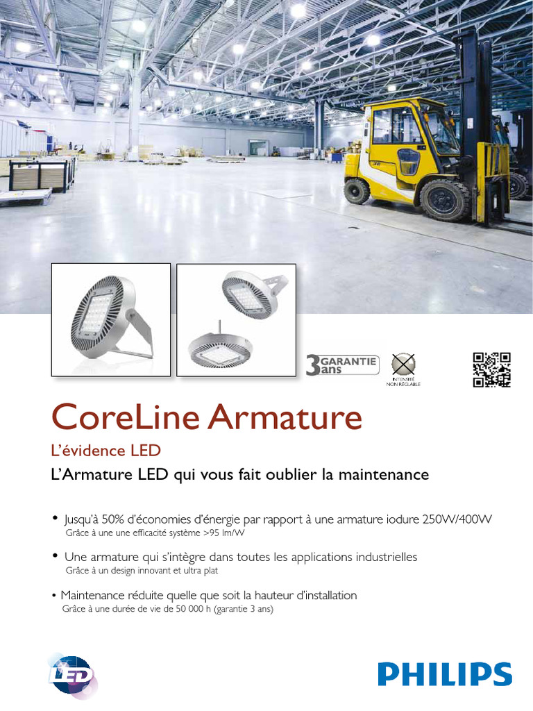 Armature LED CoreLine : Économie et Durabilité | PDF | Diode ...
