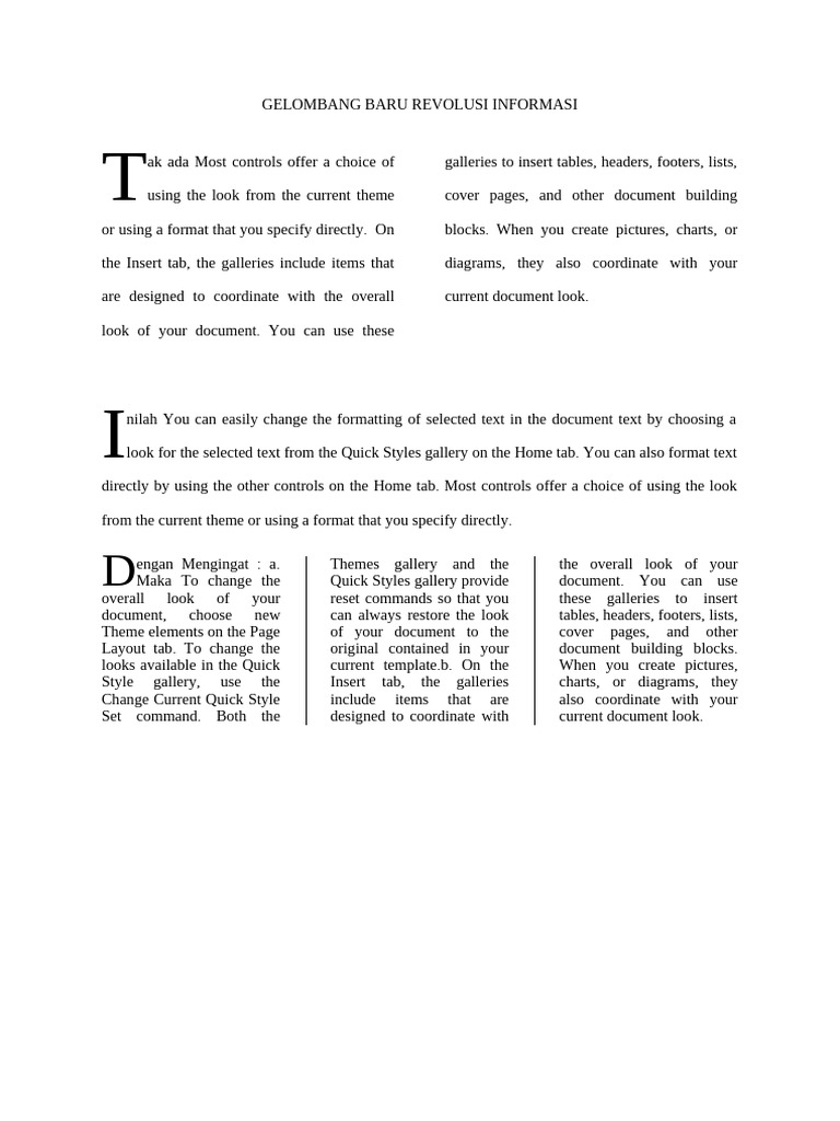 Document Formatting and Themes Guide | PDF