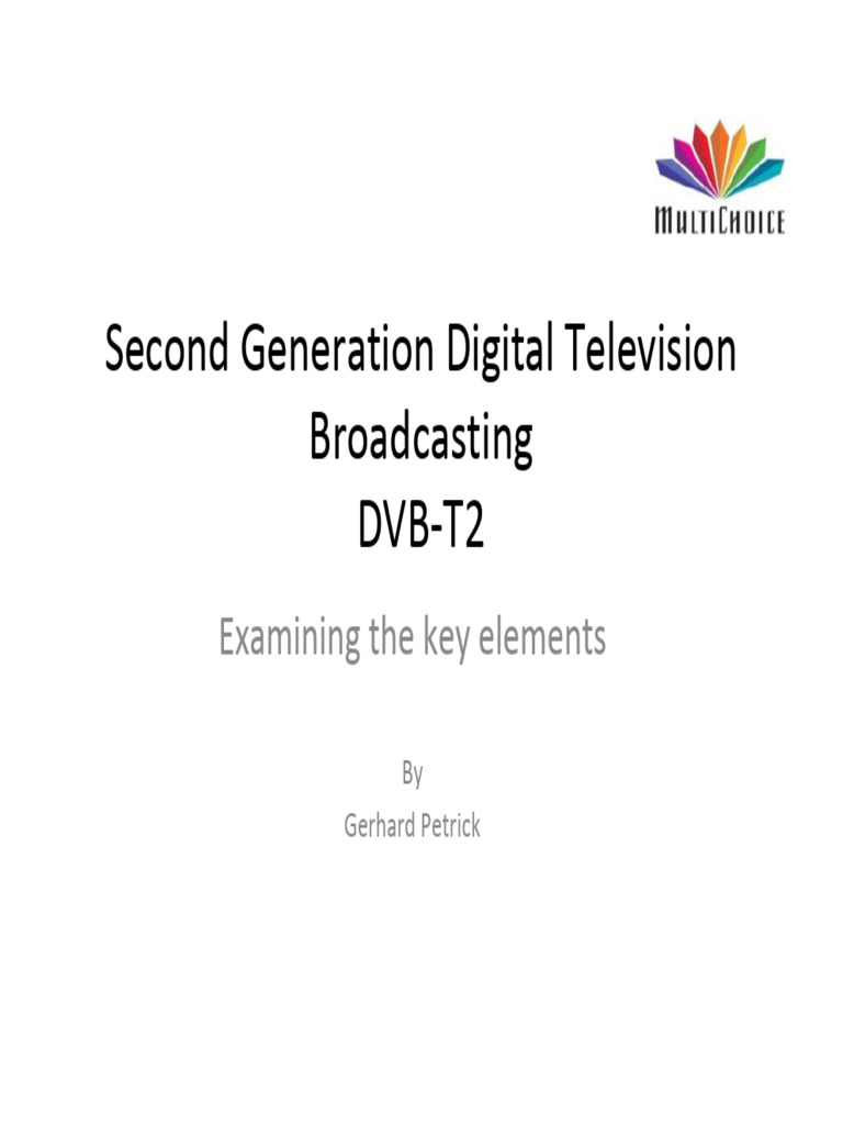 DVB-T2: Advancements in Digital TV Broadcasting | PDF | Orthogonal ...