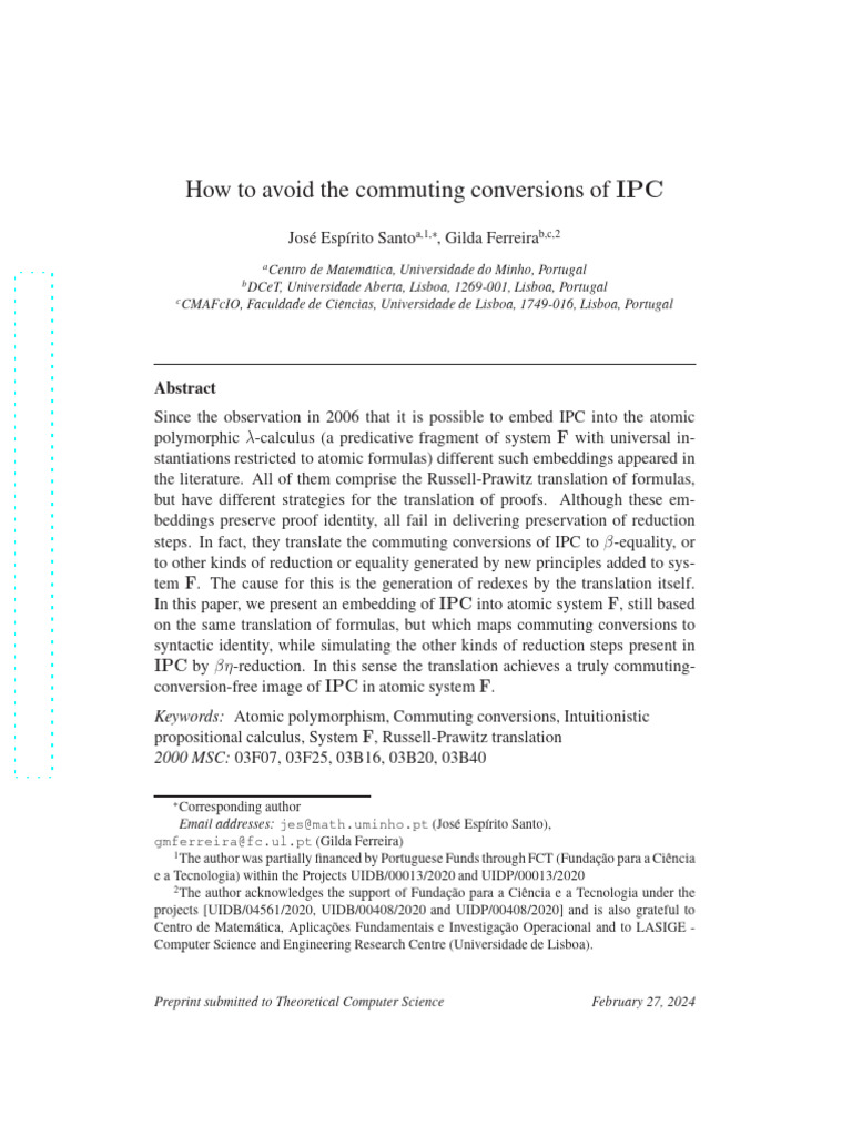 How To Avoid The Commuting Conversions of Ipc | PDF | Interpretation ...
