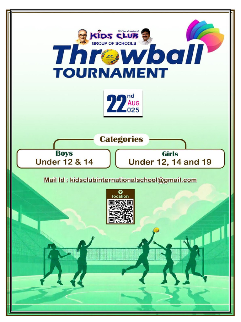 Throw Ball Tournament 2025 Details | PDF | Ball Games | Team Sports