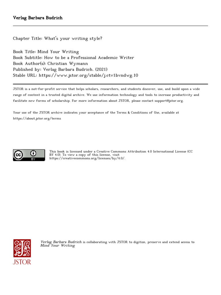 Understanding Academic Writing Styles | PDF | Jargon