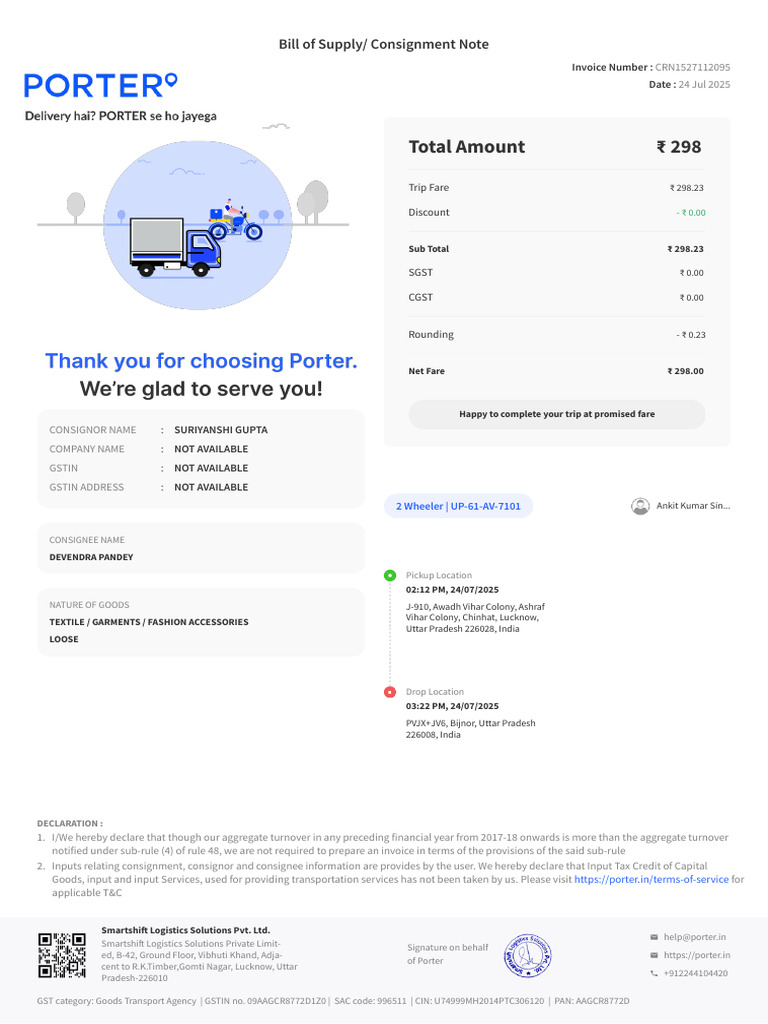 Books Deliver To Devendra | PDF