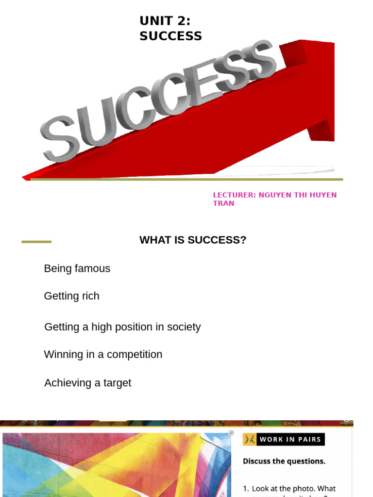 Day 3 Unit 2 Success | PDF