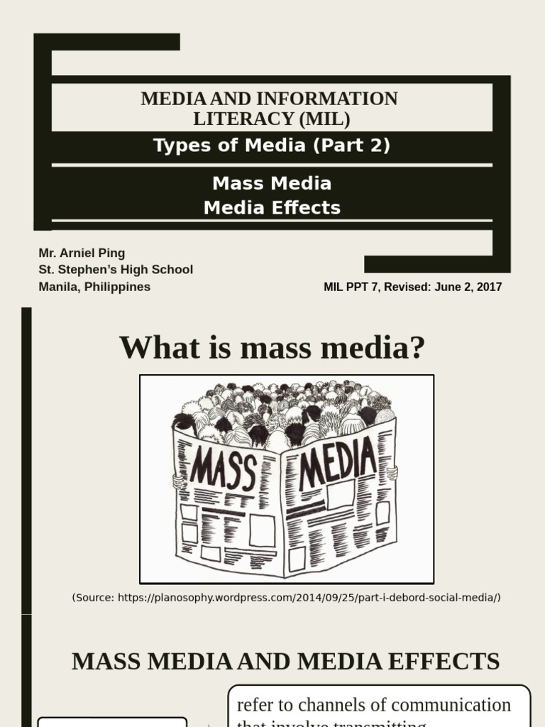 Understanding Media Effects and Literacy | PDF | Propaganda | Mass Media