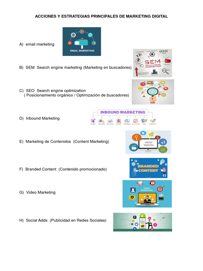 Estrategias Clave de Marketing Digital | PDF