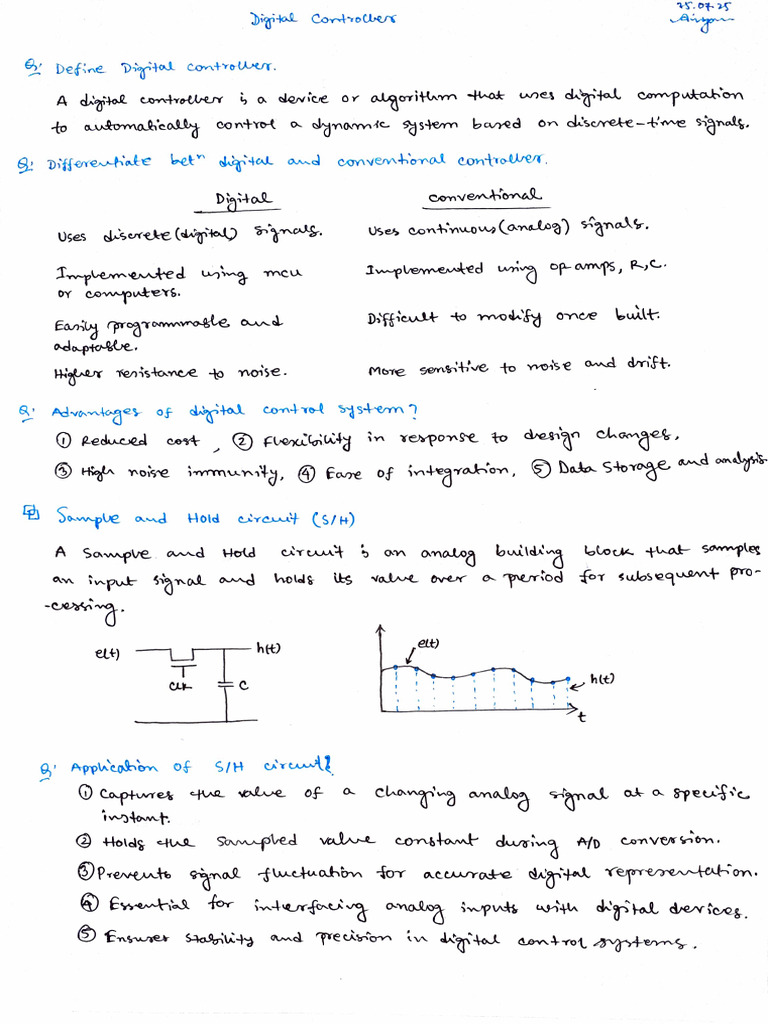 Digital Control Systems Overview | PDF
