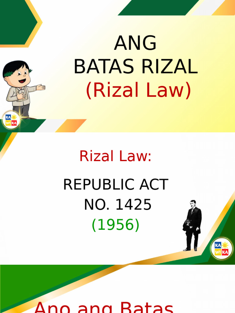 Batas Rizal | PDF