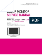 LG Flatron L172WT - LCD Monitor Service Manual