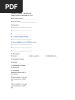 DepEd Detailed Lesson Plan Format | PDF