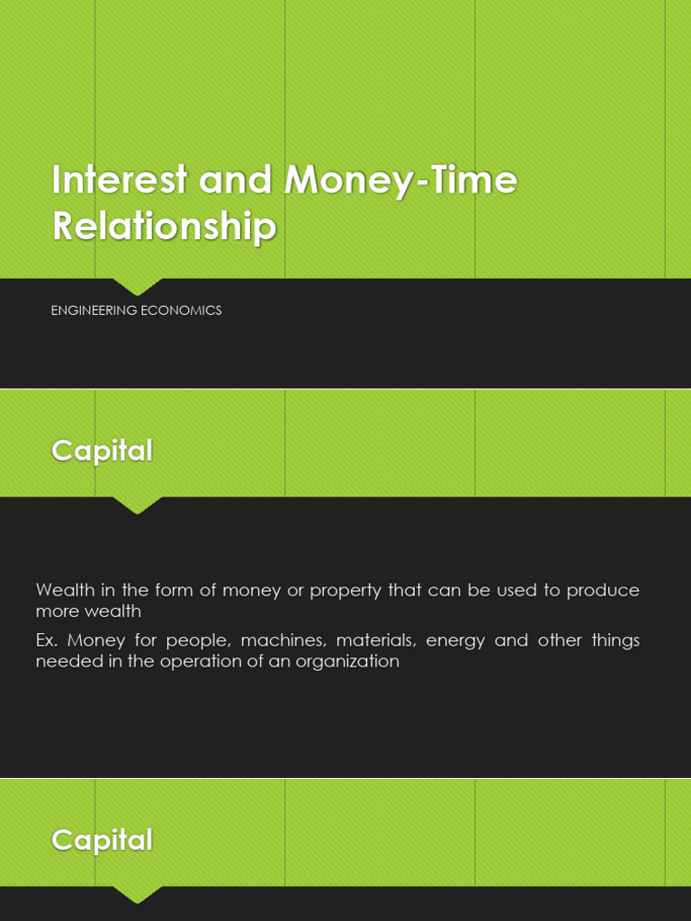 Interest and Money Time Relationships Interest 1 | PDF | Interest | Debt