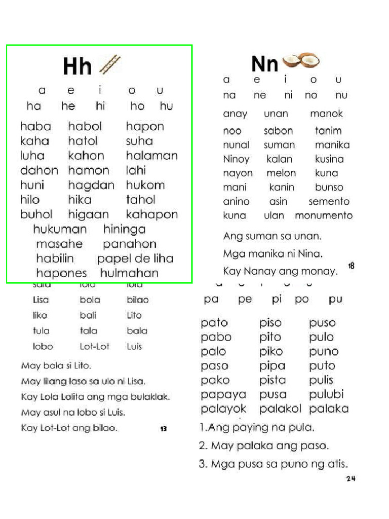 Babasahin by Letter | PDF