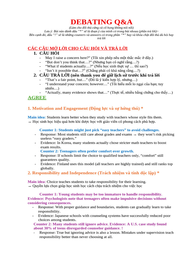 Effective Debate Strategies and Techniques | PDF | Teachers | Learning
