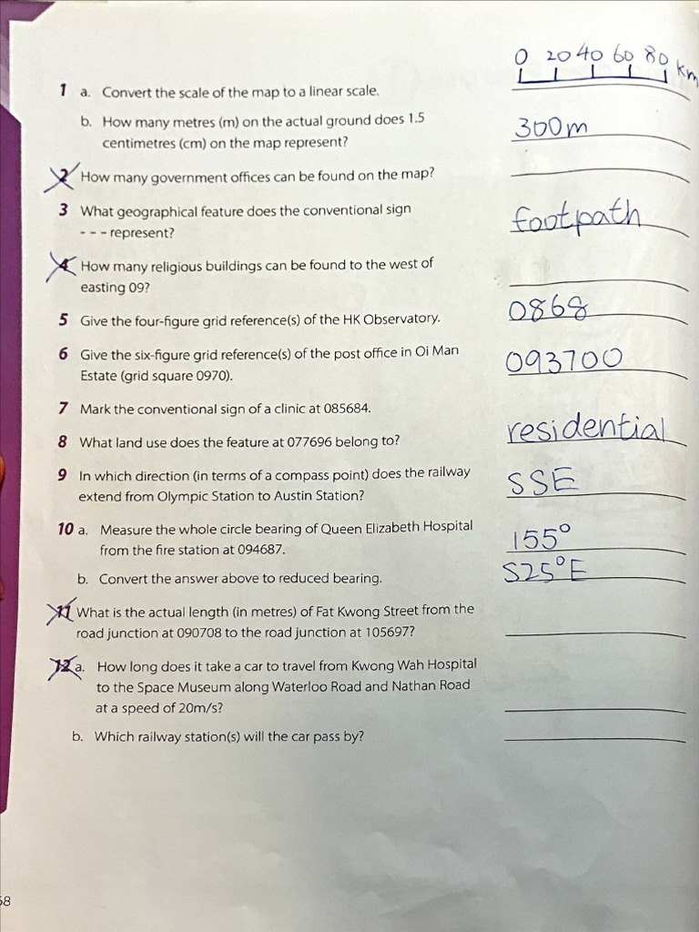 S1 Geography Homework | PDF