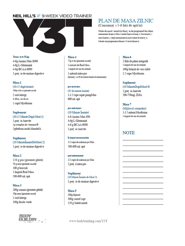 Y3t Plan de Mese PDF | PDF