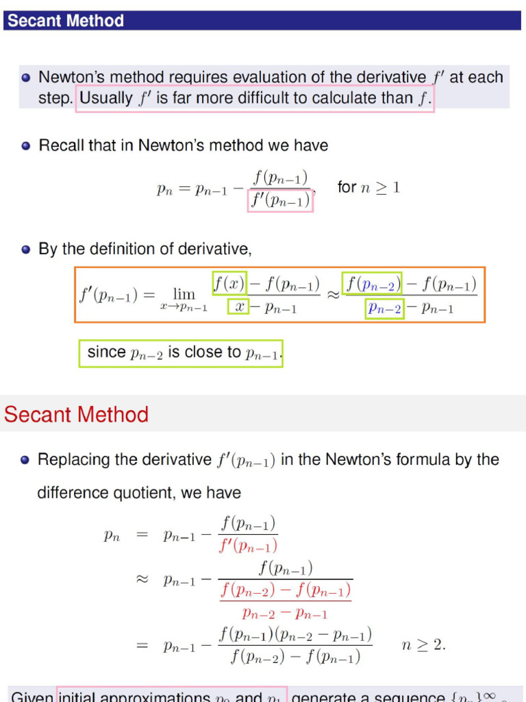 2.3B SecantMethod | PDF