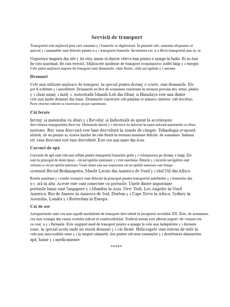 Note de Transport | PDF