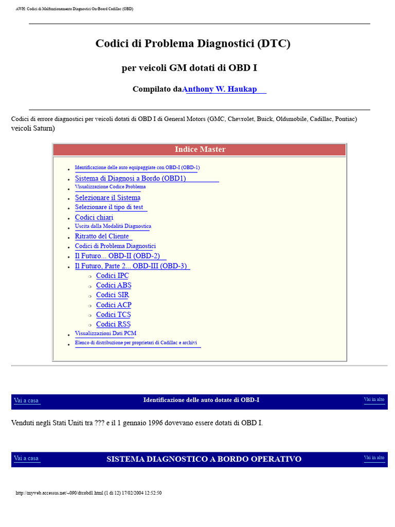 DTC Cadillac | PDF