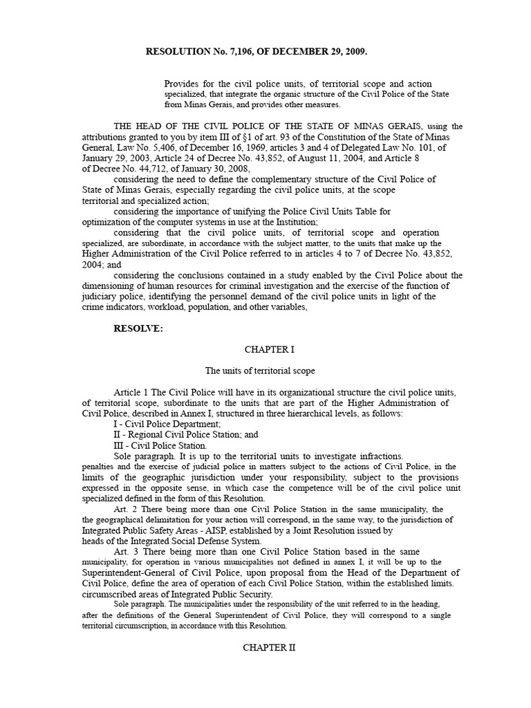 RESOLUTION No. 7196 and 7197 | PDF | Police | Crimes