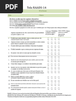 RAADS-R Questionario Portugues Completo | PDF