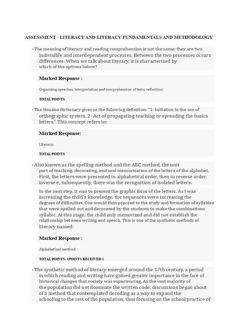 Literacy Fundamentals and Teaching Methods | PDF | Constructivism ...