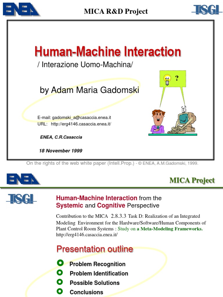 Human Machine Interaction | PDF | Human–Computer Interaction | Intelligence