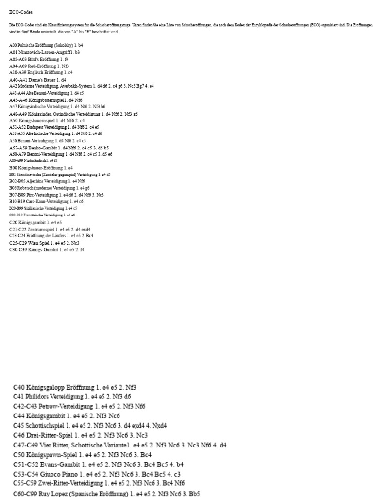 ECO Codes | PDF