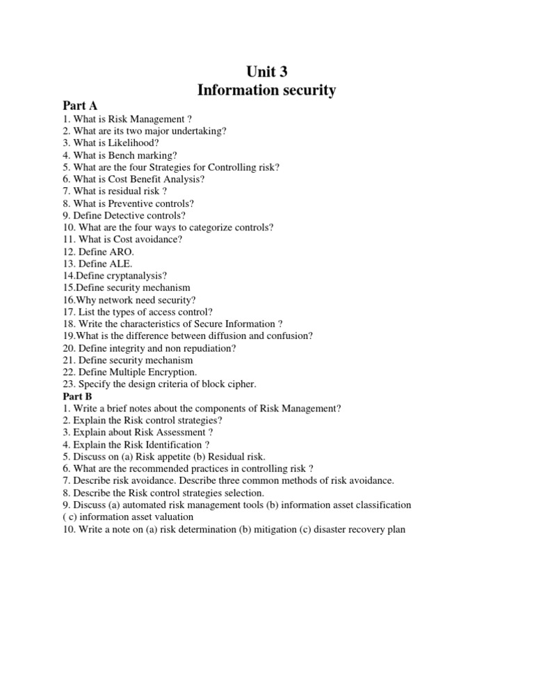 Information Security Risk Management Guide | PDF