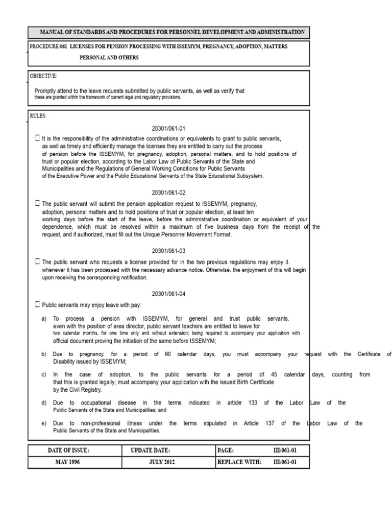 061 Licenses by Procedure | PDF | Family | Birth Certificate