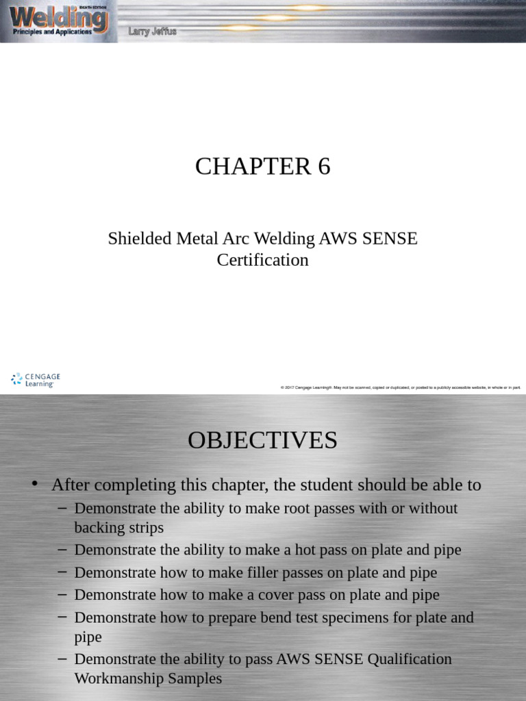 SMAW Welding Techniques for AWS SENSE | PDF | Welding | Construction