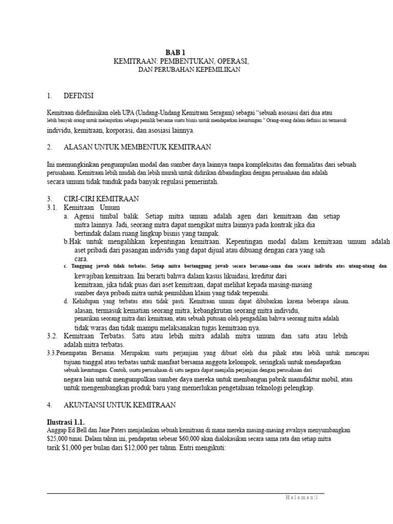 Panduan Lengkap Kemitraan Bisnis | PDF