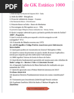 100 Perguntas e Respostas de Conhecimentos Gerais | PDF | China ...