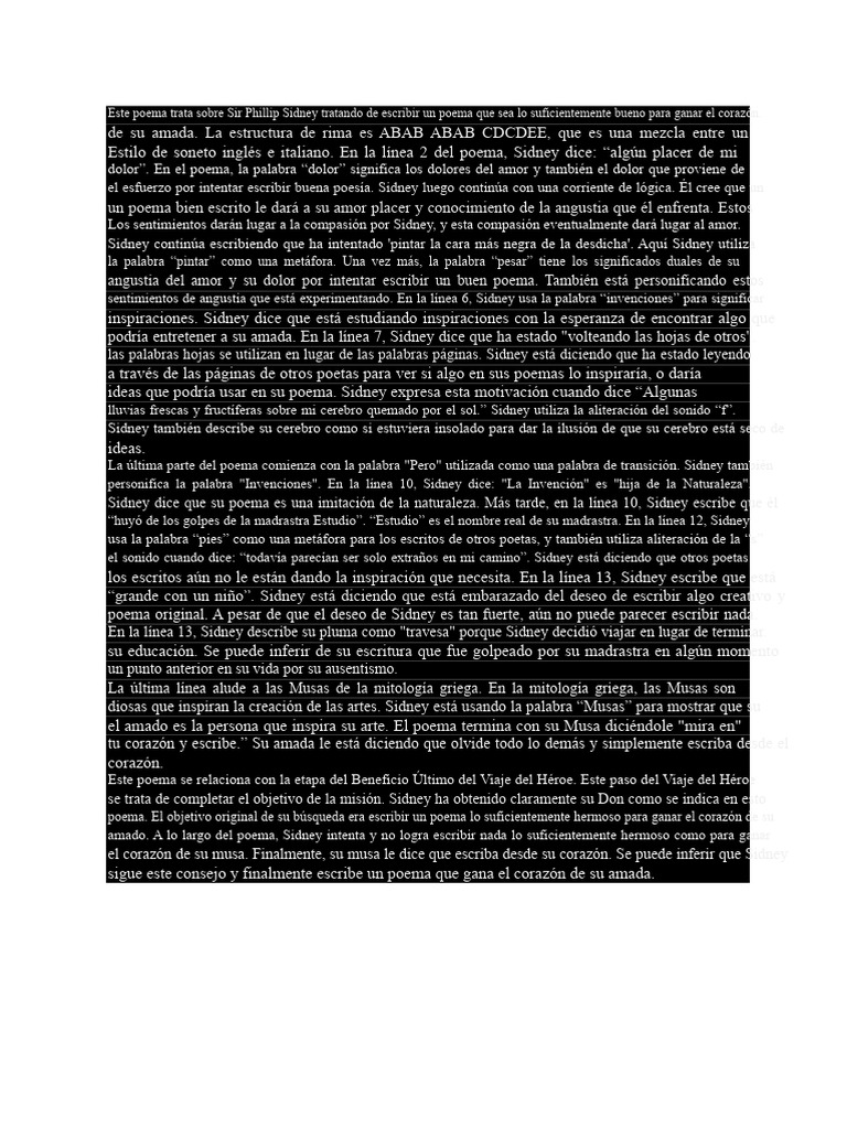 Amar en La Verdad - Apreciación | PDF | Amor | Musa