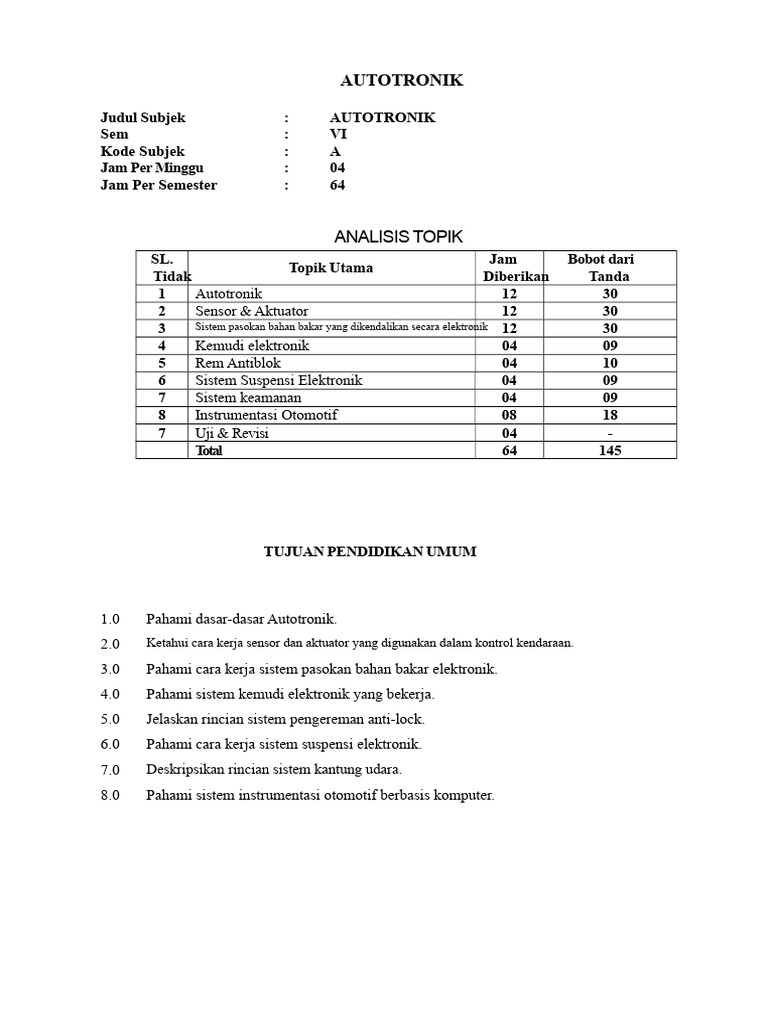 AUTOTRONICS | PDF