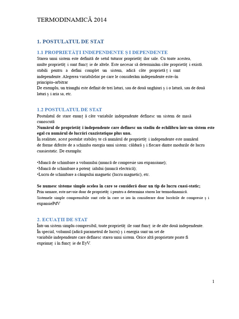 Postulatul de Stat | PDF