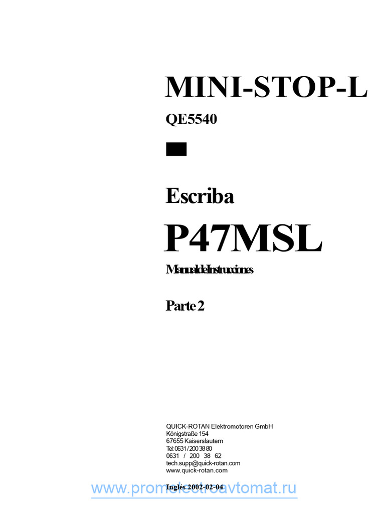 P 47 MSL 2 Es | PDF | Diodo emisor de luz | Fuente de alimentación