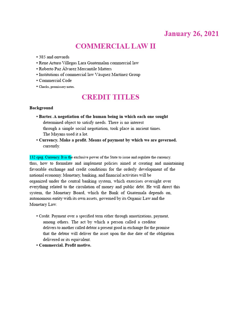 Credit titles | PDF | Guarantee | Surety